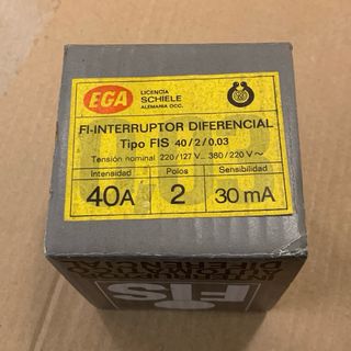 Interruptor Diferencia antiguo y nuevo