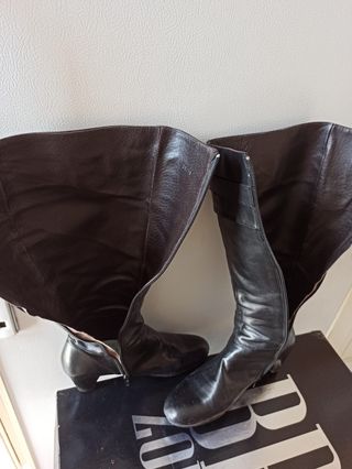 Botas altas piel mujer 38