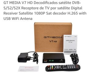RECEPTOR SATÉLITE LIBRE CON WIFI NUEVO