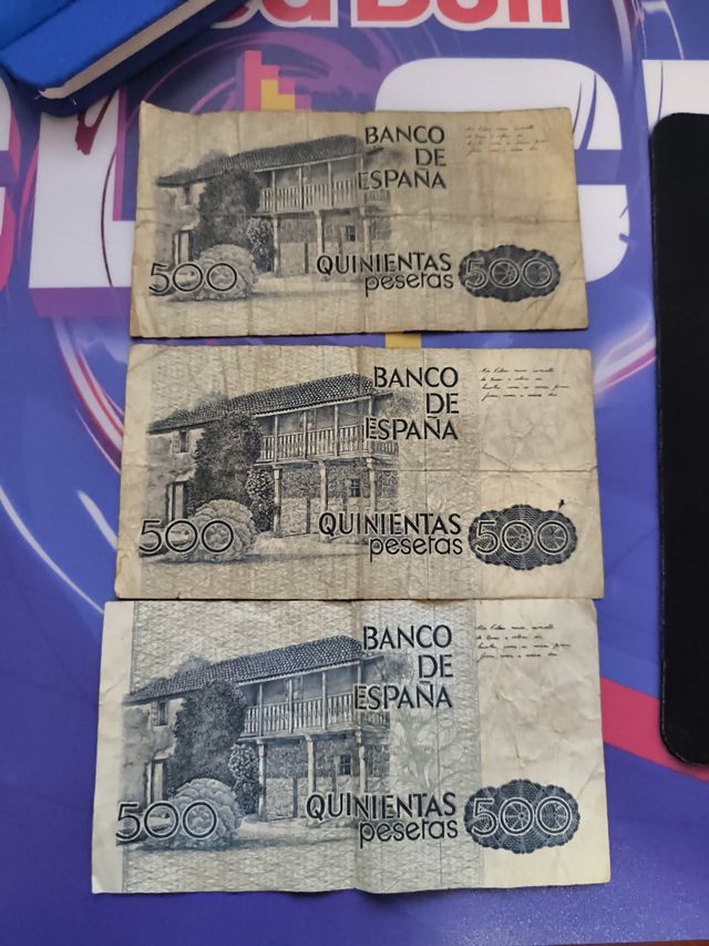 Billetes de 500 pesetas 1979 (3u)