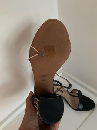 Zapatos piel tacon ancho Baldan