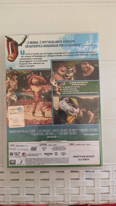 Film di animazione in DVD - I Croods - Dreamworks