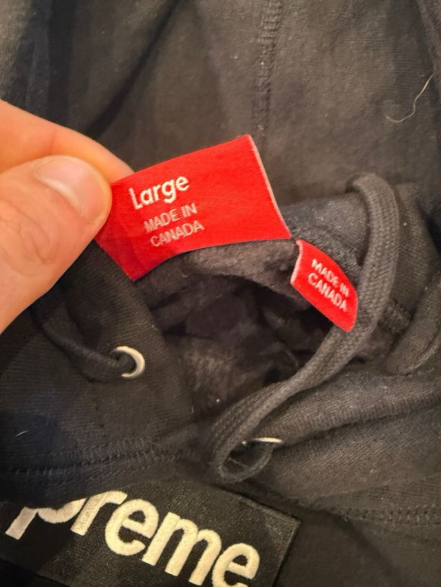 Sudadera supreme box logo