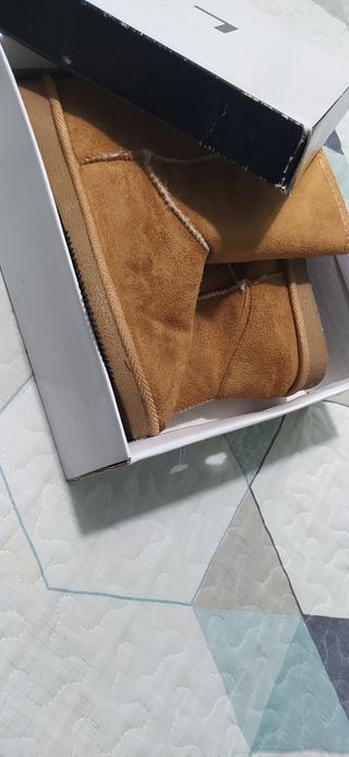 botas estilo ugg marrones talla 36