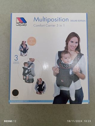 Mochila portabebés Molto