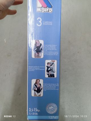 Mochila portabebés Molto