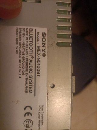 Radio CD con frontal estraible