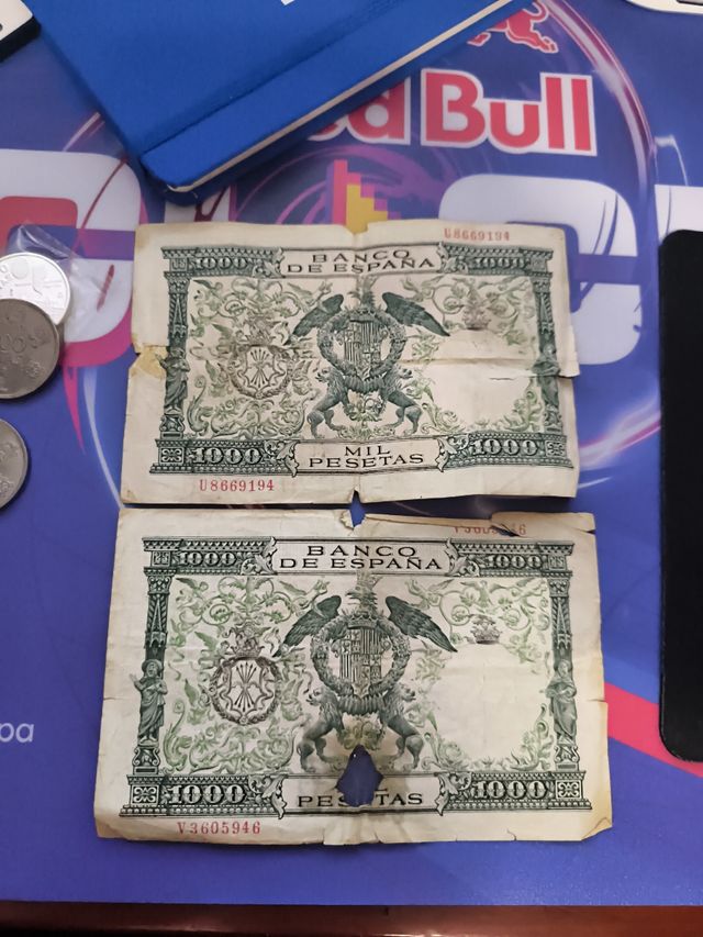 Billetes de 1000 pesetas 1957