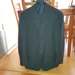 Traje hombre tres piezas gris marengo 