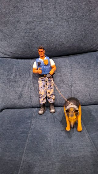 Juguete Action Man Perro Policia