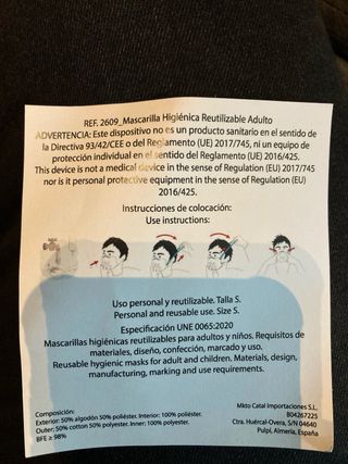 Mascarillas