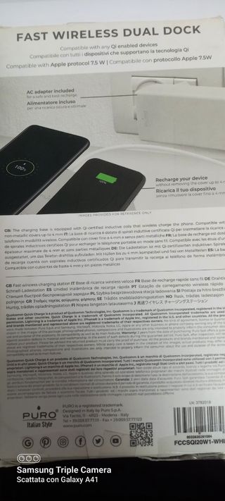 Carica batterie dual x cellulare