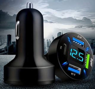 Caricabatteria per auto multipresa usb