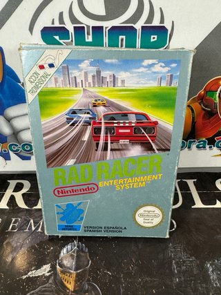 Nes rad racer cartucho y caja