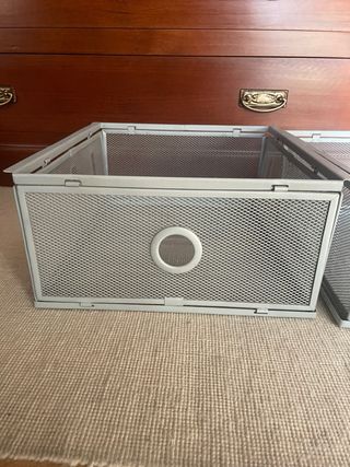 2 cajones para cajonera metálica Ikea gris