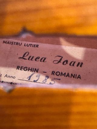 Viola del maestro lutier Luca Joan