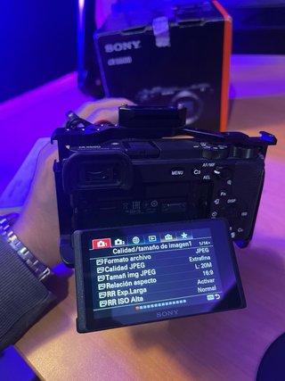 Cámara Sony a6600 + jaula Smallrig COMO NUEVO