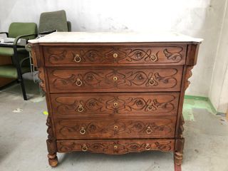 Mueble cómoda con espejo - ambos antiguos