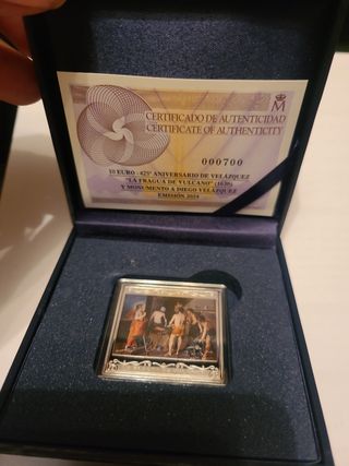 3 Mon 10€ Plata 425 Aniv. Velazquez 000700