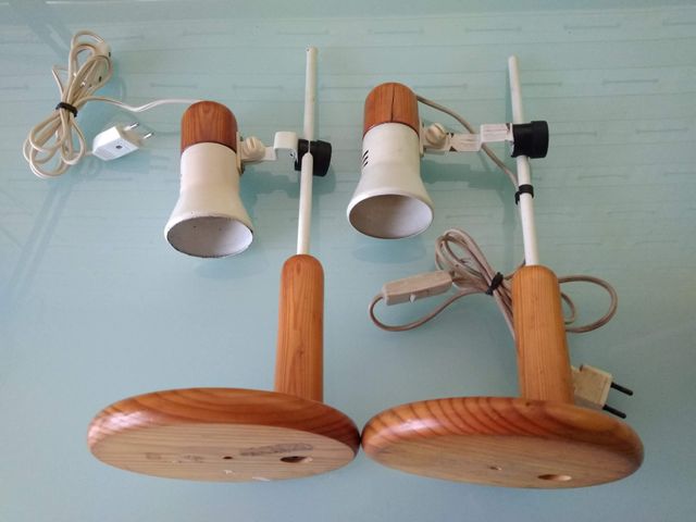 Pareja lámparas vintage estilo nórdico