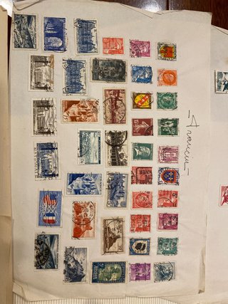 Lote sellos usados de Europa 1947