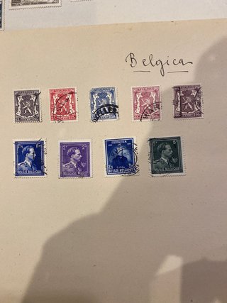 Lote sellos usados de Europa 1947