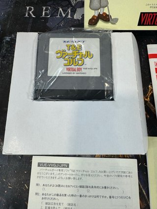 nintendo virtual boy T&G GOLF como nuevo