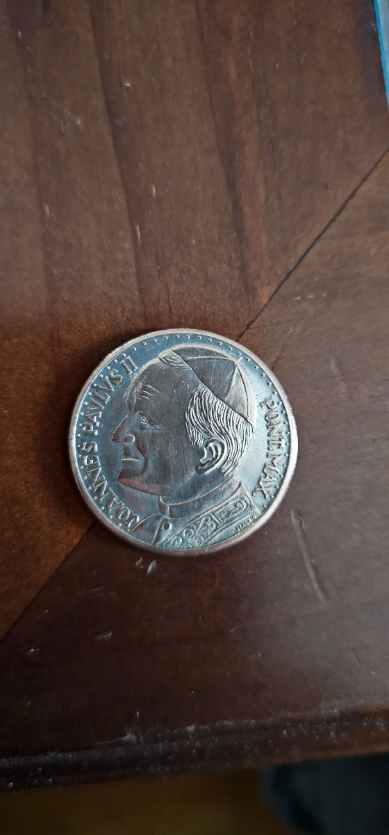 Moneda conmemorativa Juan Pablo II