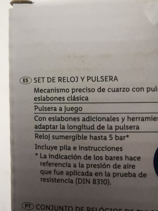 Reloj pulsera