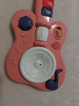 Guitarra musical con luces para niños y bebés