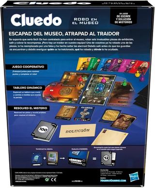 Juego Cluedo robo en el museo