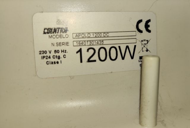 3 Radiadores Eléctricos Cointra 1200w