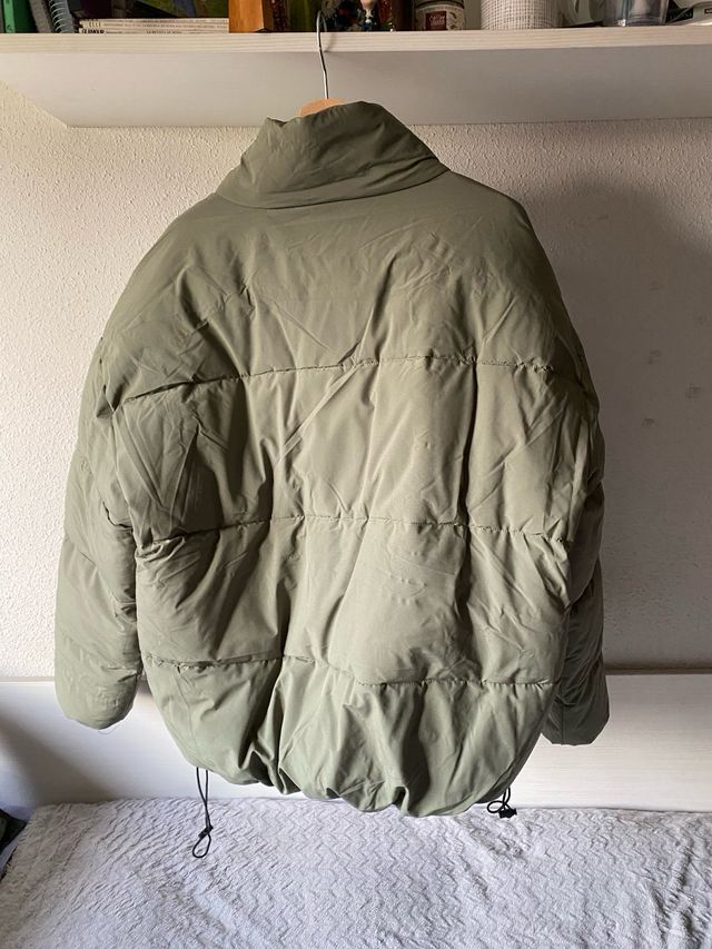 Abrigo acolchado verde