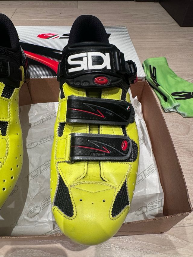 Zapatillas de bicicleta sidi,suela de carbono