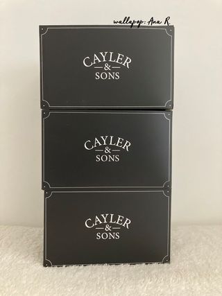 Lote 12 x cajas de gorras Cayler Sons coleccion