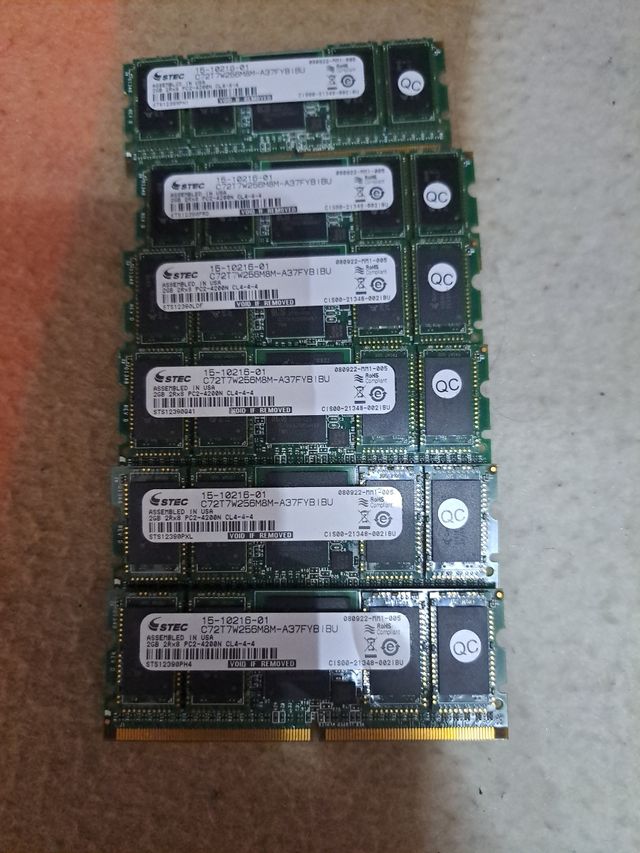 Memoria de servidor ddr2