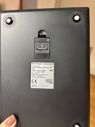 Báscula cocina Silvercrest