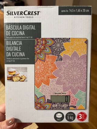 Báscula cocina Silvercrest