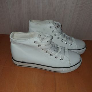 Bambas tipo converse blancas polipiel