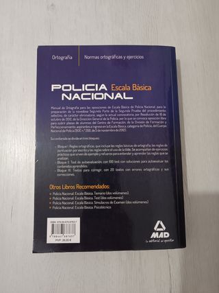 Pack 2 Libros Oposiciones Policía, Guardia Civil..