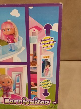 Casa bonecas Barriguitas e parque com escorrega