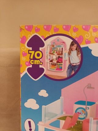 Casa bonecas Barriguitas e parque com escorrega