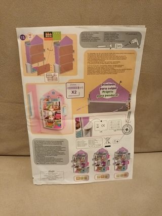 Casa bonecas Barriguitas e parque com escorrega