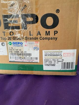 Faro derecho manual Nissan X-Traill del 01-13