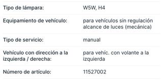Faro derecho manual Nissan X-Traill del 01-13