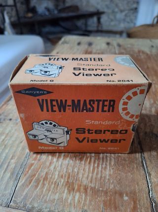 Visor estereoscopico antiguo