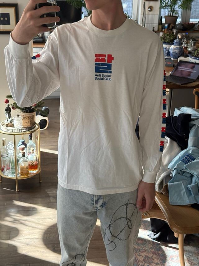 Anti social social club long sleeve shirt