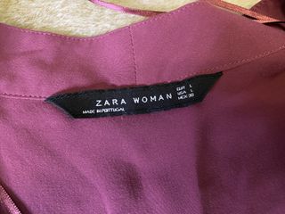 Blusa Viscosa Zara Woman L