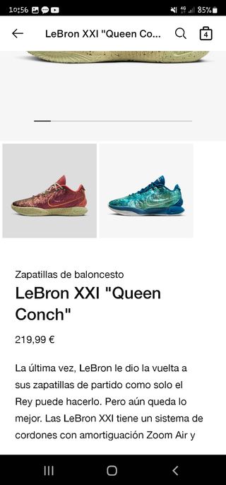Nike LEBRON XXI "Queen Conch"