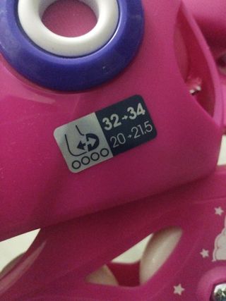 Patines niña 32-34